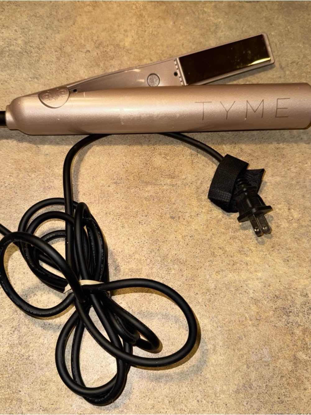 TYME Rose Gold Hair Straightener